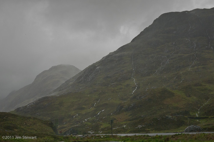 Glencoe - darkness shortly after noon