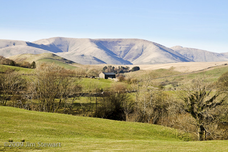 Howgills from above Gawthrop, Dentdale