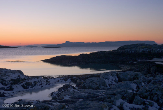 Midwinter Sunset at Traigh 2010