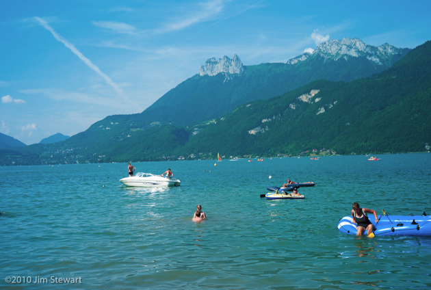 Lac d'Annecy from Camping Bout du Lac