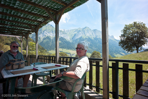 Lunch at Le Chamois