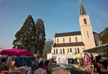 Duingt : street market