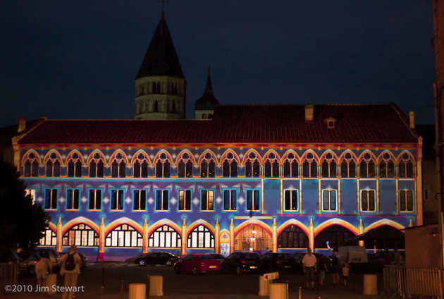 Palais du Pape Gélase Illuminated