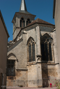 L'Église Saint-Genest, Flavigny, from our doorstep