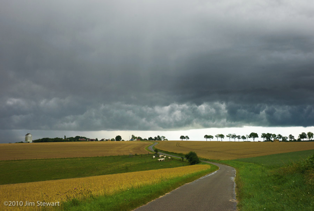 Storm clouds lifting