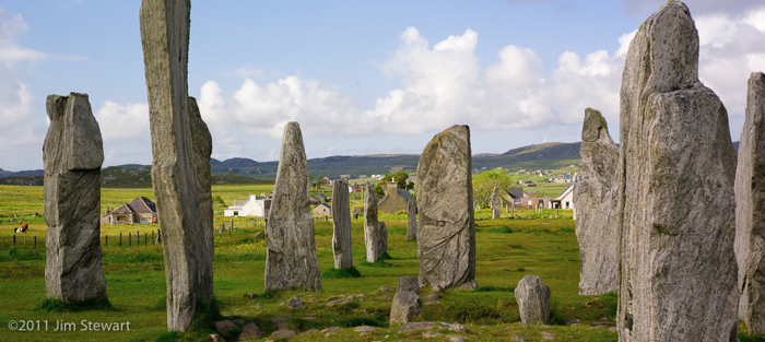 Calanais - the stones and the village