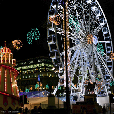 Christmas Lights, George Square, Glasgow