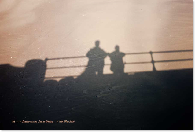 Us : Shadows on the Sea at Whitby : 19th May 2010